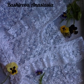 Фартук школьный гипюровый