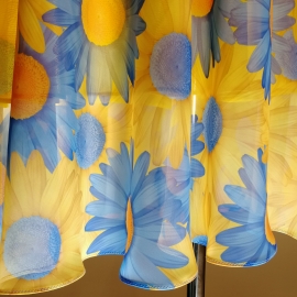 Дизайнерская юбка с воланми.