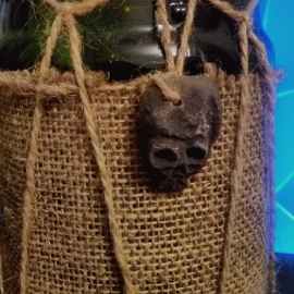 Бутылка в стиле декупаж