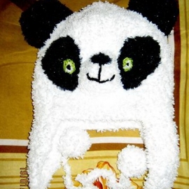 Шапочка Панда на 2-5 лет