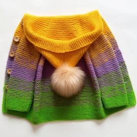 Кардиган на девочку 1-3 года