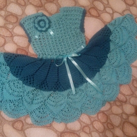 летнее платье " Морской бриз"