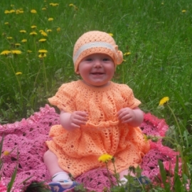 Платье апельсинка