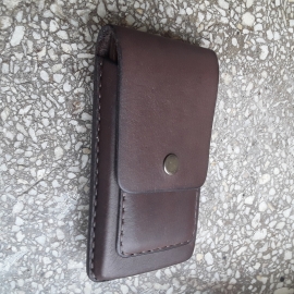 Чехол кобура из натуральной  кожи для телефона