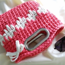 Сумка вязаная "Коралл"