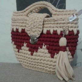 Сумка двухцветная