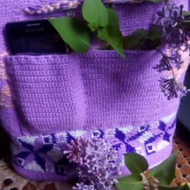 Сумка вязанная