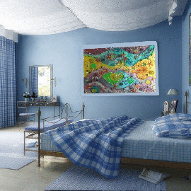 Интерьерная картина из эпоксидной смолы