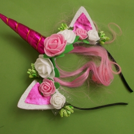 Ободок " Единорожка"