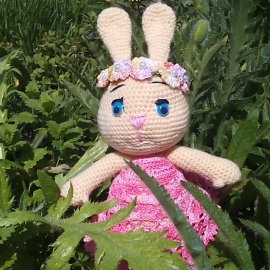 Зайка "Цветочек"