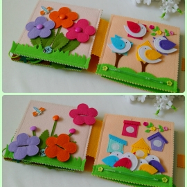 Книжка из фетра "Природа"