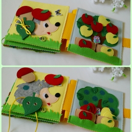 Книжка из фетра "Природа"