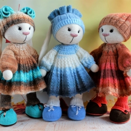 Вязаная Зайка