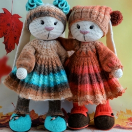 Вязаная Зайка