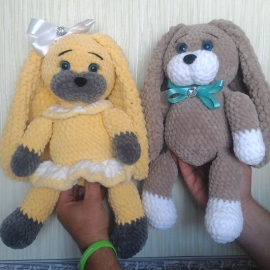 Плюшевый зайка