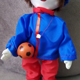 Кукла "Учитель физкультуры, Тренер, Футболист"