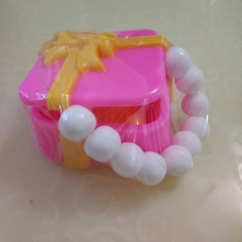 Мыльный набор "Шкатулка с бантом и бусами"