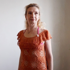 Летняя туника "Оранжевое лето"