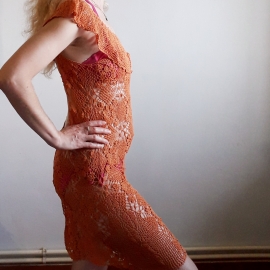 Летняя туника "Оранжевое лето"