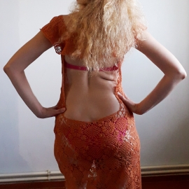 Летняя туника "Оранжевое лето"