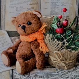 Медвежонок "Шоколадная Печенька"