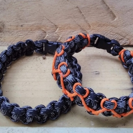 Плетеный мужской браслет из паракорда