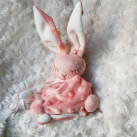 Зайка комфортер из плюша