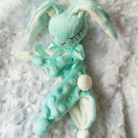 Зайка комфортер из плюша