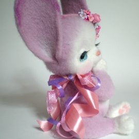 Розовый зайка