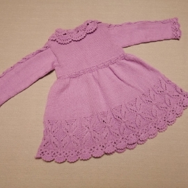 Платье вязаное "Нежность"