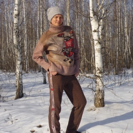 Свитер "Снегирь"