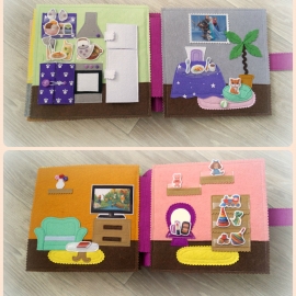 Книжка "Кукольный домик"