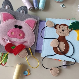 Книга из фетра Жирафик