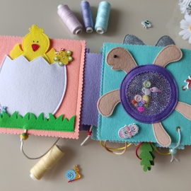 Книга из фетра Жирафик