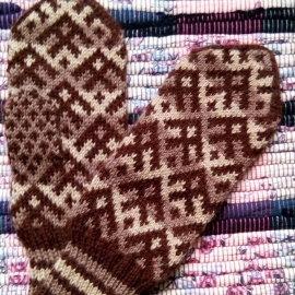 Варежки мужские