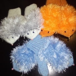 варежки ежики