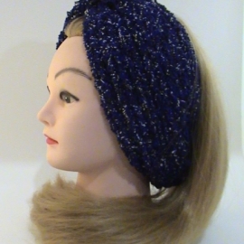 Повязка-чалма махровая, вязаная