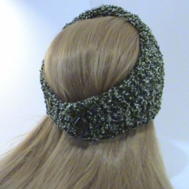 Повязка махровая вязаная