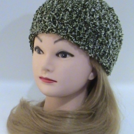 Повязка махровая вязаная