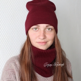 Комплект "Шапка+снуд"