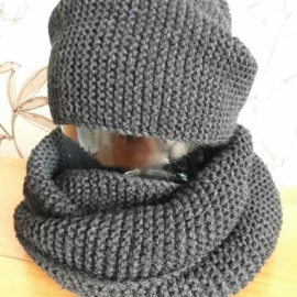 Шапка бини и снуд