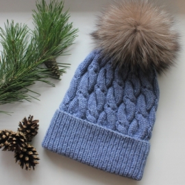 Шапочка с отворотом