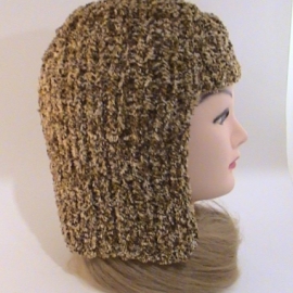 Шапка-паричок Каре , вязаная махровая