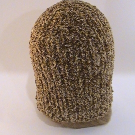 Шапка-паричок Каре , вязаная махровая