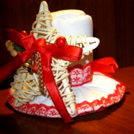 Шляпка-цилиндр (новогодняя)