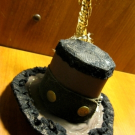 Шляпка-цилиндр (немного стим-панка)