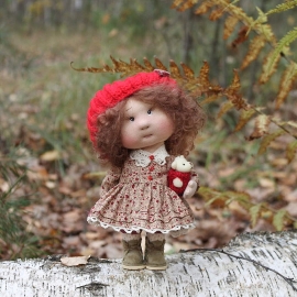 Интерьерная кукла Пуговка