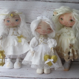 Текстильные куклы Звездные Ангелы