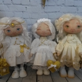 Текстильные куклы Звездные Ангелы