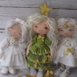 Текстильные куклы Звездные Ангелы